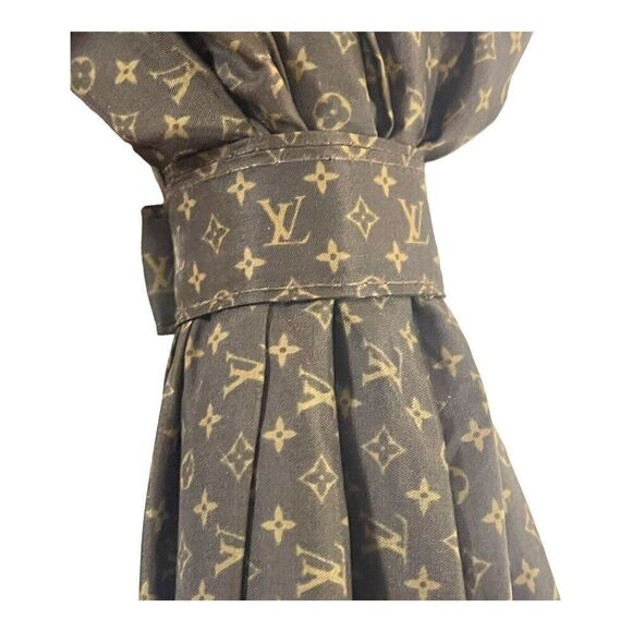 Authentic Louis Vuitton Monogram Logo LV Parasol Umbrella, Wood Handle READ - Picture 13 of 14